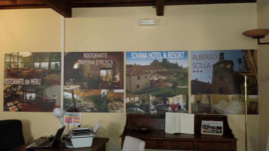 Hotel Scilla Sovana Exterior foto